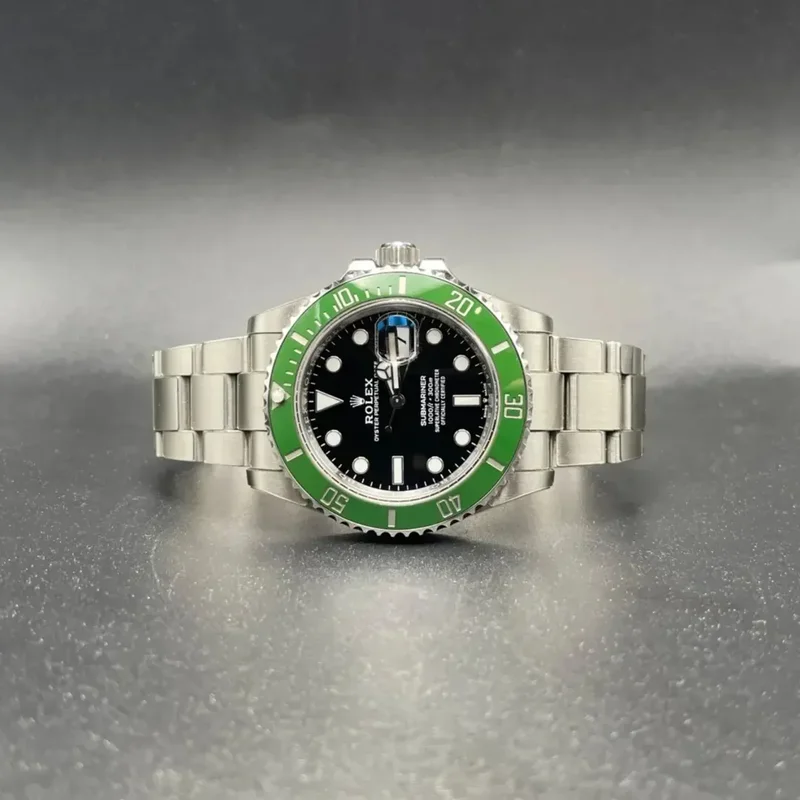 Thumb Submariner Date 41 Stainless Steel / Black / Green Cerachrom