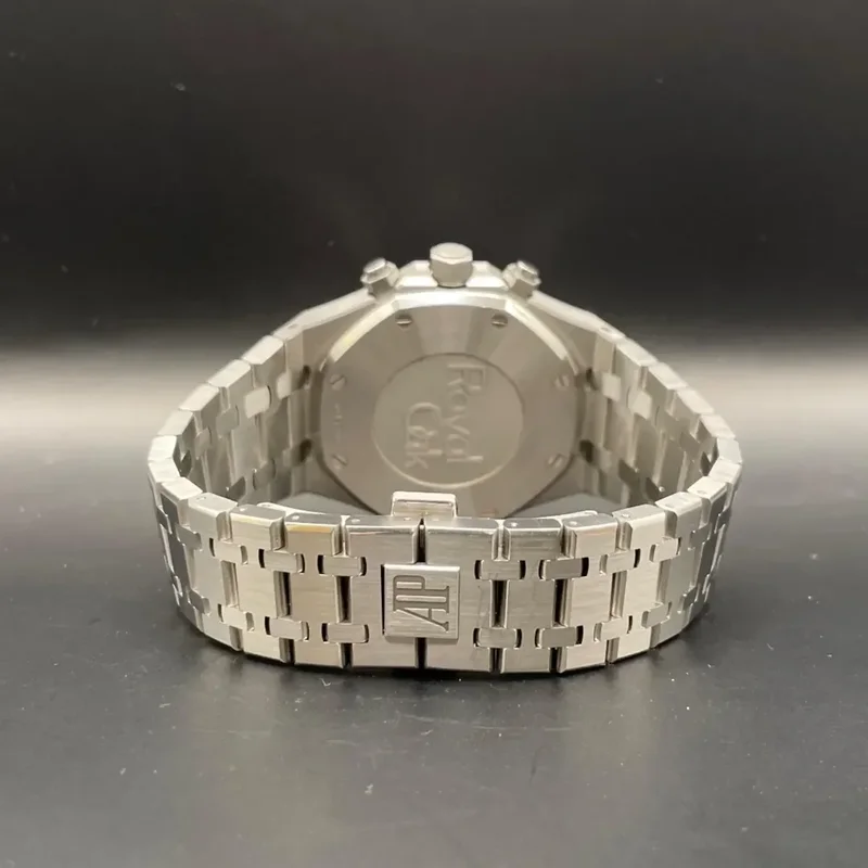 Thumb Royal Oak Chronograph 41 Stainless Steel / Blue