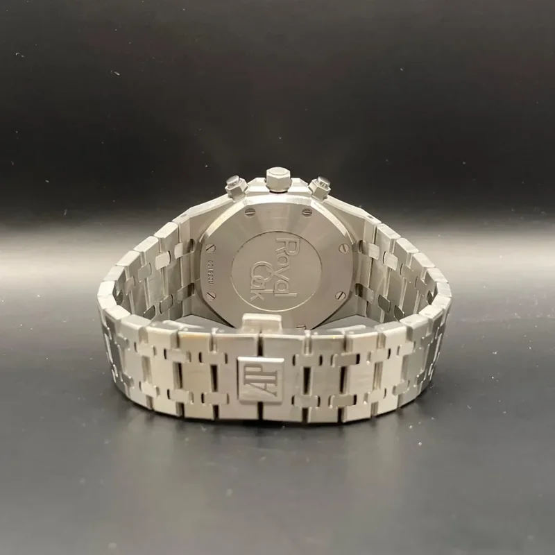 Thumb Royal Oak Chronograph 41 Stainless Steel / Blue