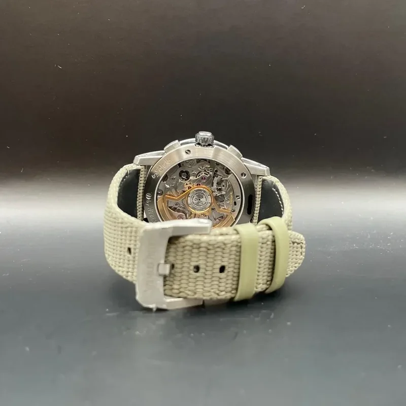 Thumb CODE 11.59 Chronograph Selfwinding Stainless Steel - Ceramic / Beige / Fabric