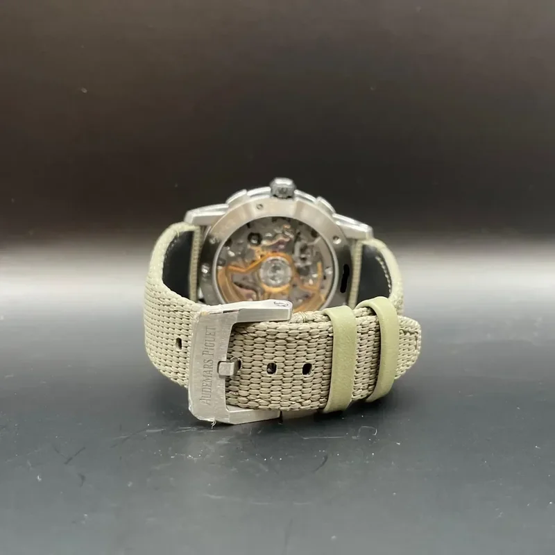 Thumb CODE 11.59 Chronograph Selfwinding Stainless Steel - Ceramic / Beige / Fabric