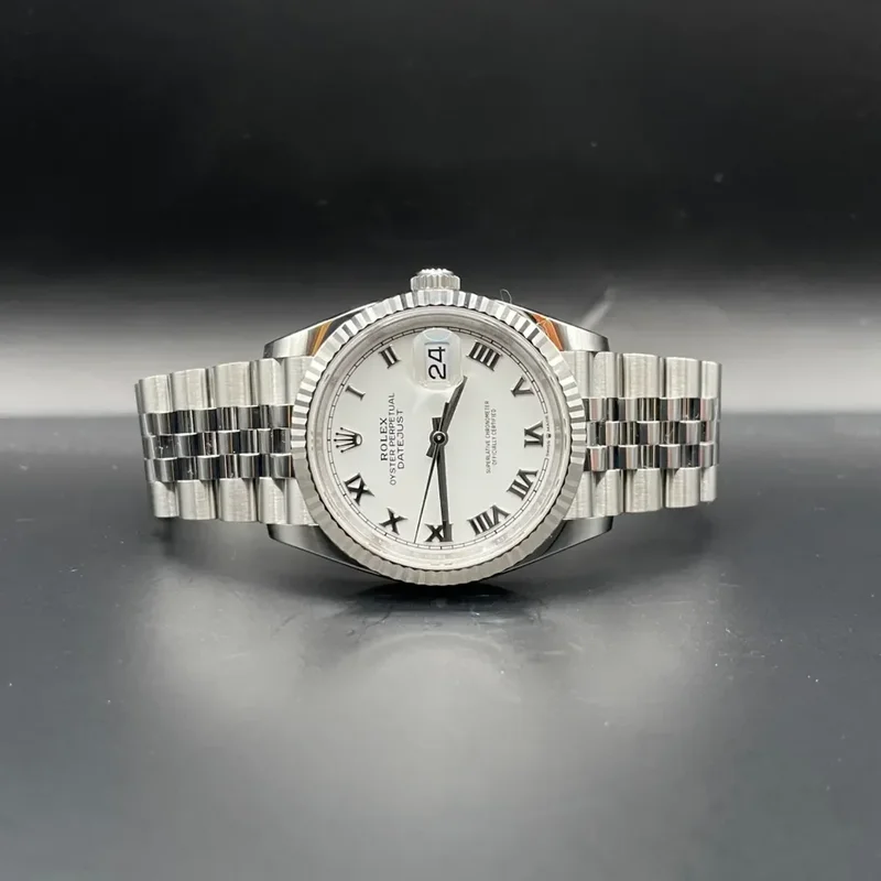 Datejust 36 Stainless Steel / Fluted / White Roman / Jubilee