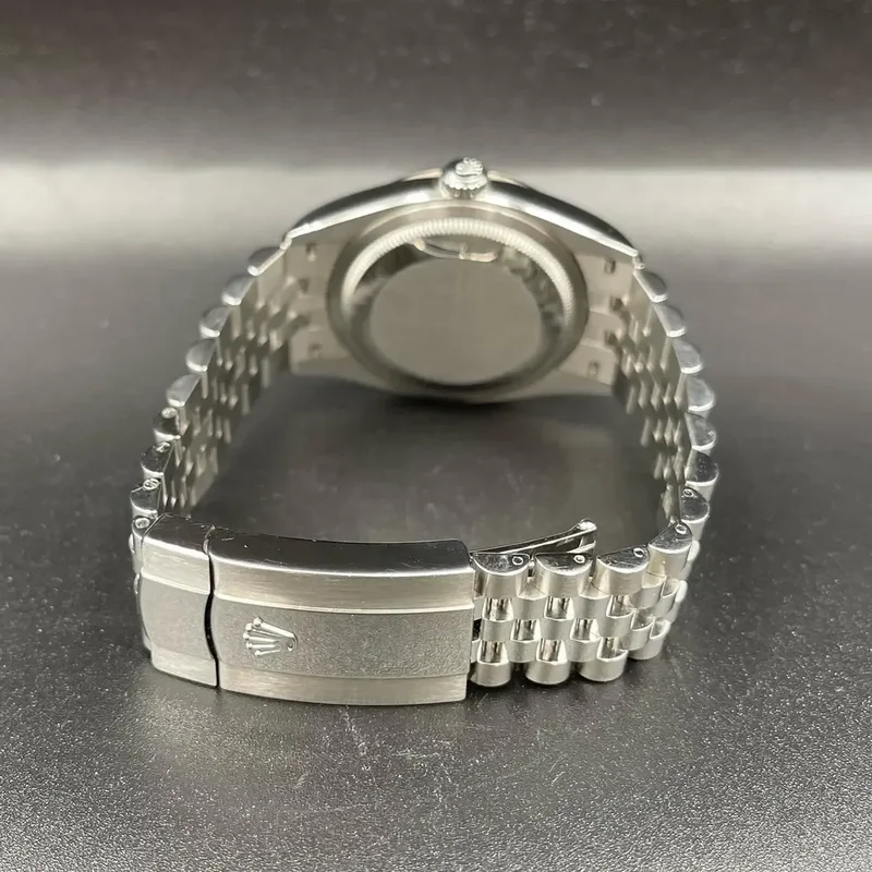 Thumb Datejust 36 Stainless Steel / Fluted / Silver / Jubilee