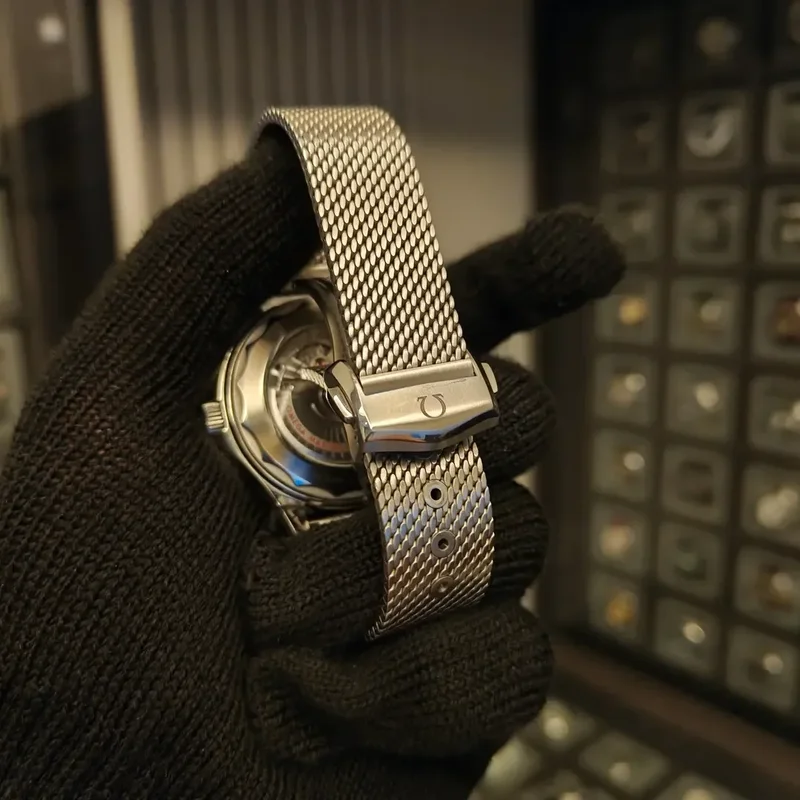 Thumb Seamaster Diver 300M Stainless Steel / Grey