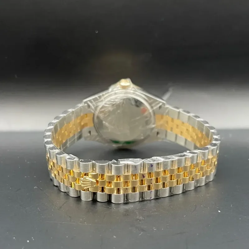 Thumb Datejust 31 Stainless Steel / Yellow Gold / Fluted / MOP / Jubilee