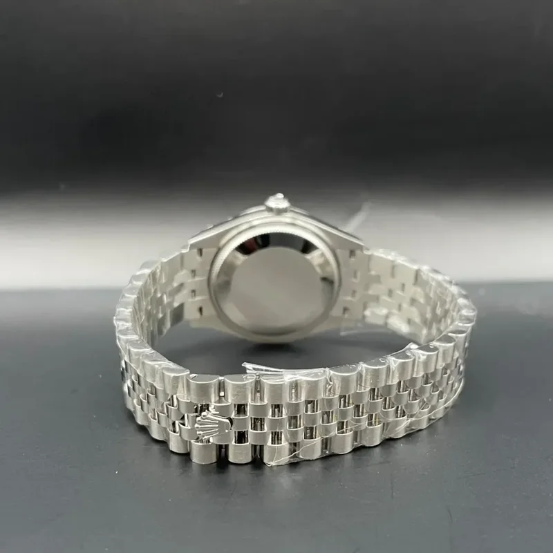 Thumb Datejust 31 Stainless Steel Fluted / Jubilee / Black - Roman