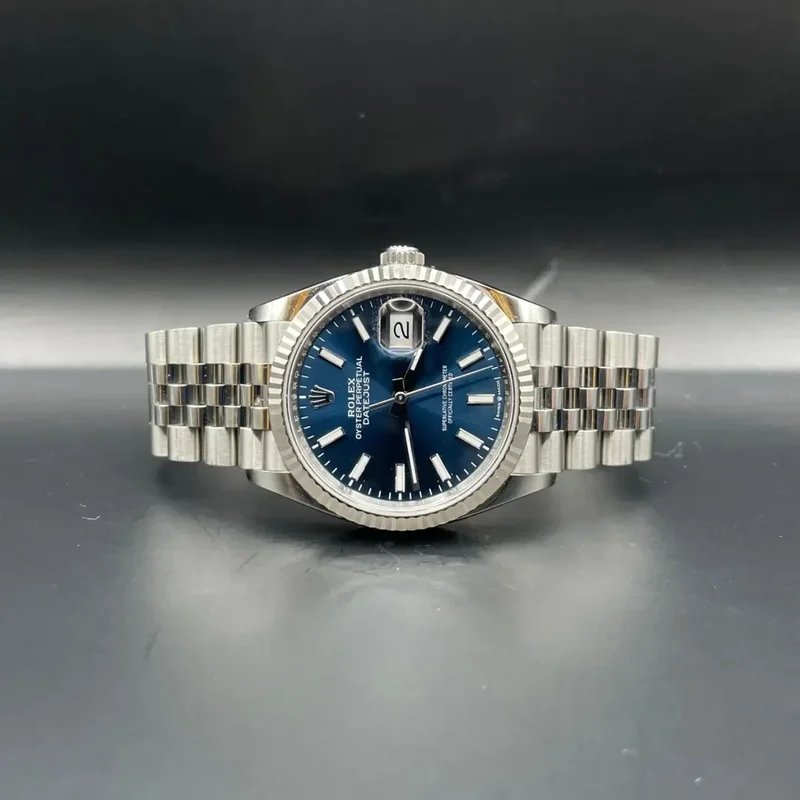 Datejust 36 Stainless Steel / Fluted / Blue / Jubilee