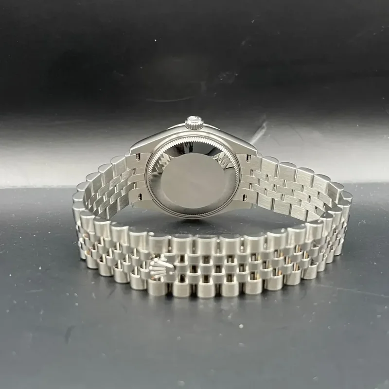 Thumb Datejust 31 Stainless Steel Fluted / Jubilee / Grey - Roman
