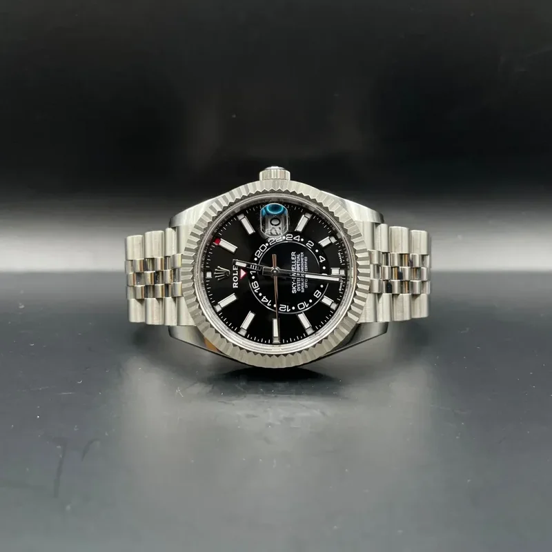 Sky-Dweller Stainless Steel / White Gold / Black / Jubilee