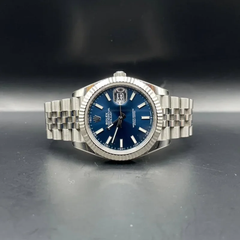 Datejust 41 Stainless Steel Fluted / Jubilee / Blue