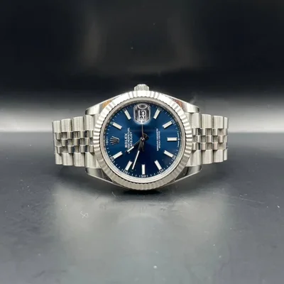 Datejust 41 Stainless Steel Fluted / Jubilee / Blue