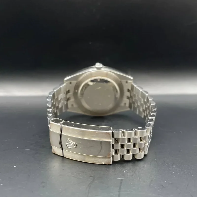 Thumb Datejust 41 Stainless Steel Fluted / Jubilee / Blue