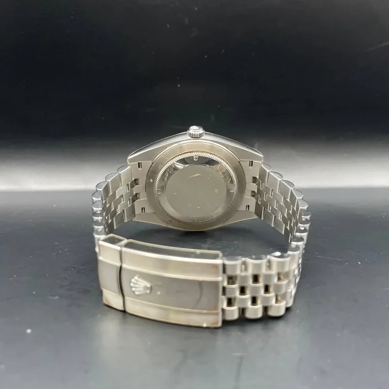 Thumb Datejust 41 Stainless Steel Fluted / Jubilee / Blue
