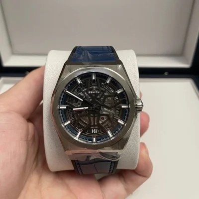 Defy Classic Titanium / Skeleton / Alligator