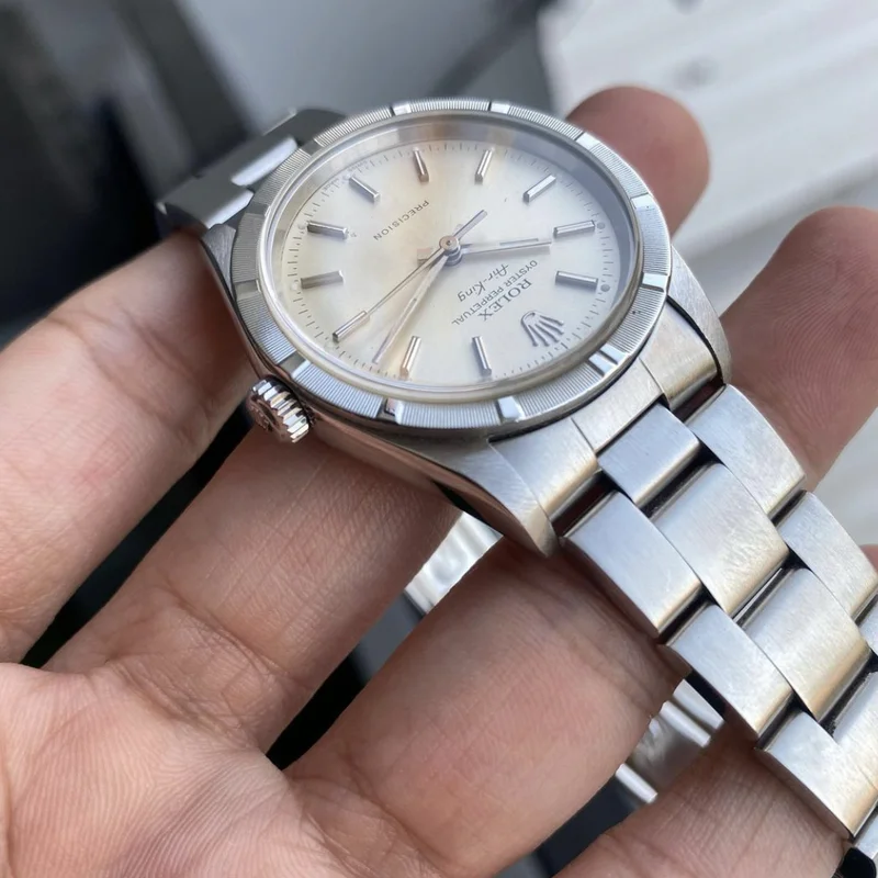 Thumb Air-King Precision Silver Dial