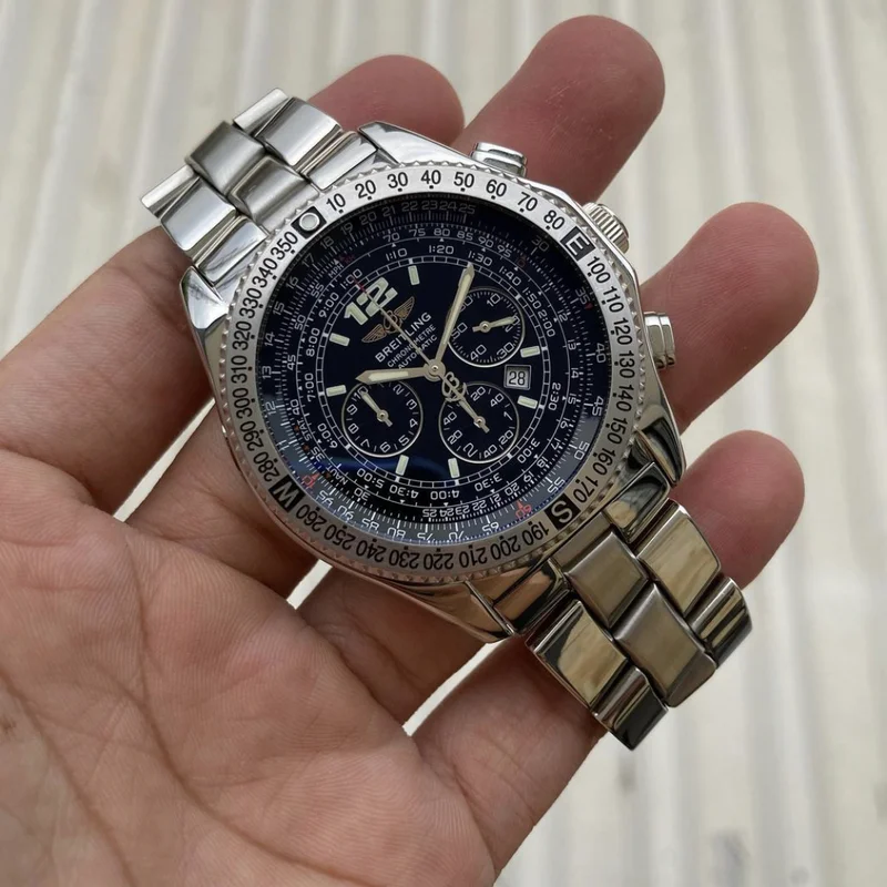 B-2 Aviator Pilot Chronograph Black