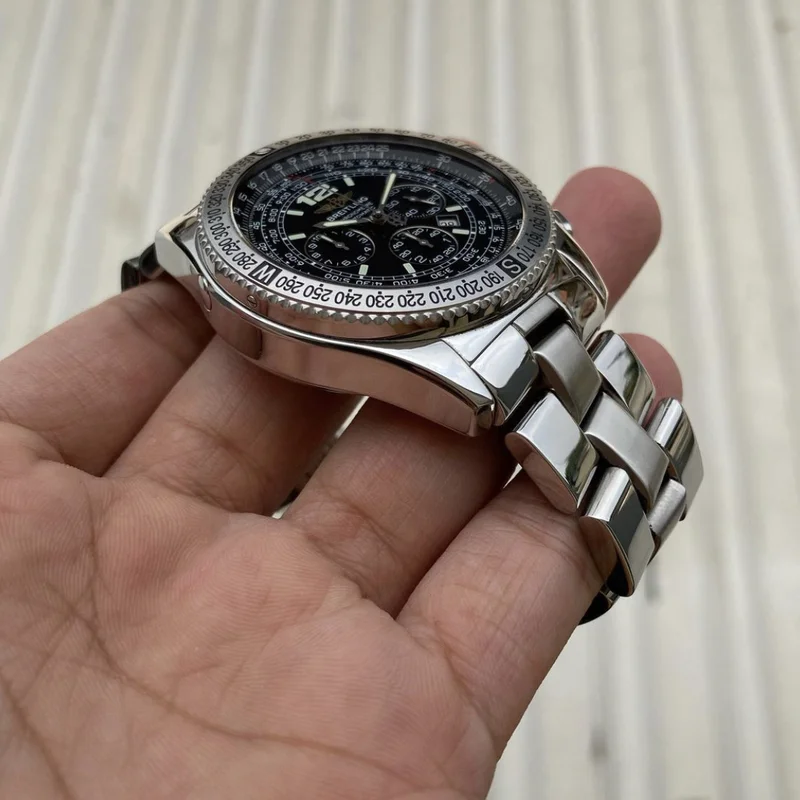 Thumb B-2 Aviator Pilot Chronograph Black
