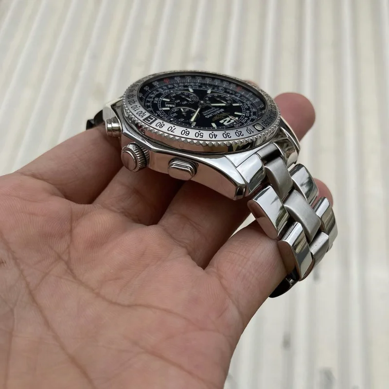 Thumb B-2 Aviator Pilot Chronograph Black