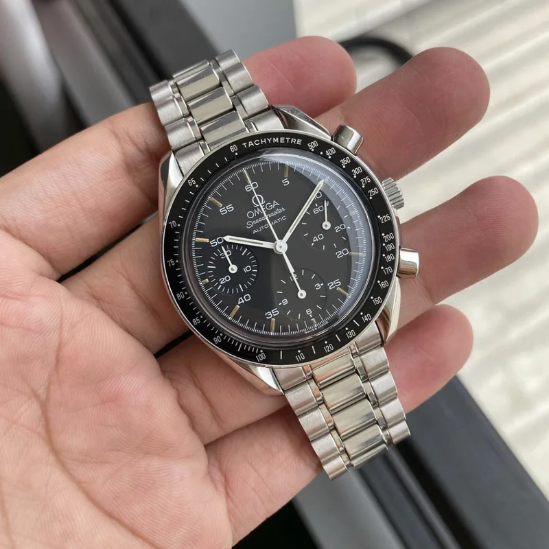 Speedmaster Reduced Stainless Steel / Black / Bracelet