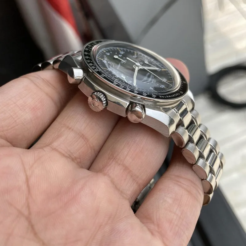 Thumb Speedmaster Reduced Stainless Steel / Black / Bracelet
