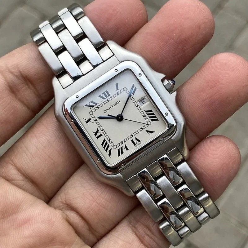 Panthere Stainless Steel Quartz Large