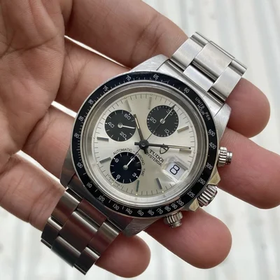 Big Block Oysterdate Early Dial Chronotime Chronograph Panda Dial