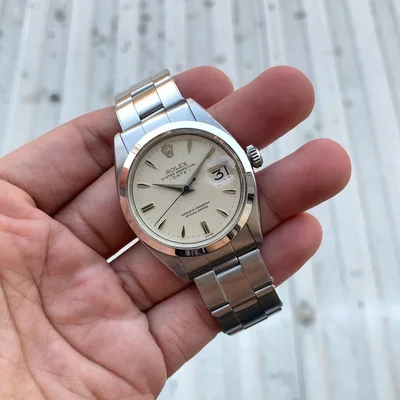 Oyster Perpetual Date 34 / 1500 / Silver / Stainless Steel