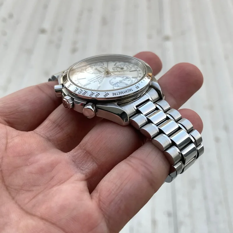 Thumb Speedmaster Date 39 Stainless Steel / Silver / Bracelet