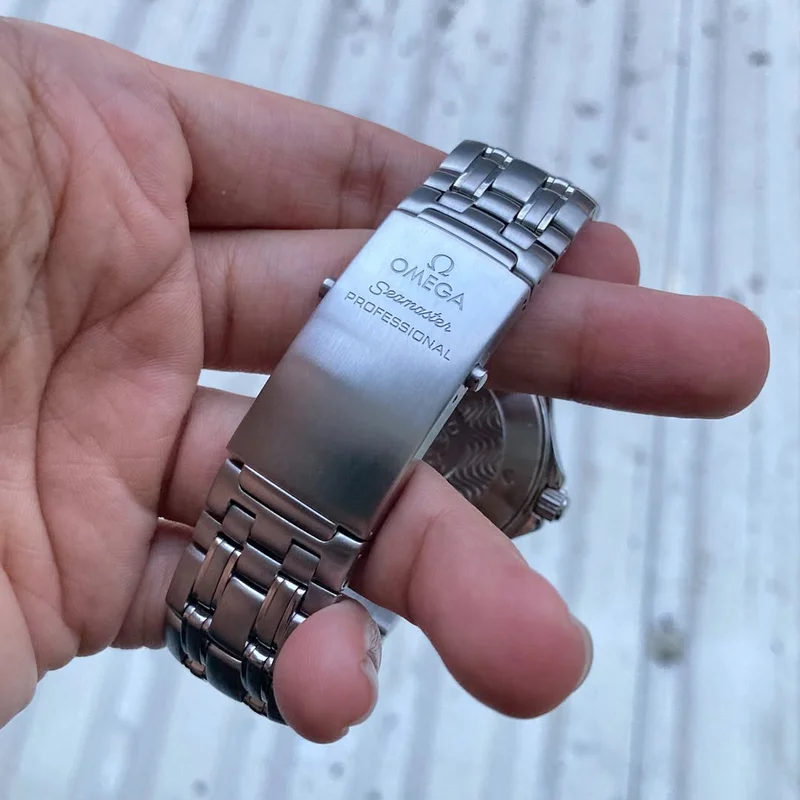 Thumb Seamaster Diver 300M Quartz 41 Stainless Steel / Blue / Bracelet / James Bond