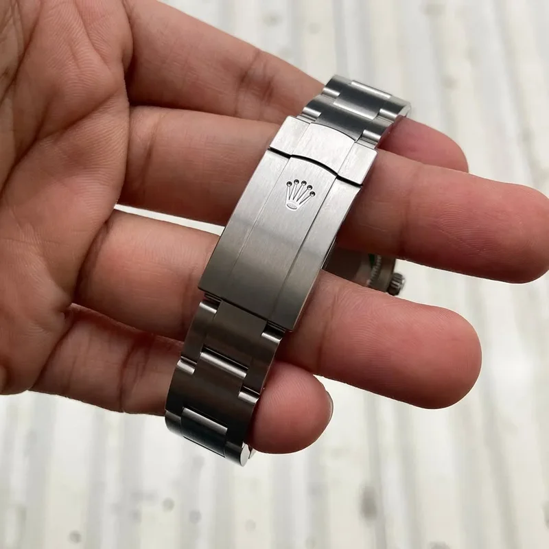 Thumb Oyster Perpetual 34 Stainless Steel / Pink