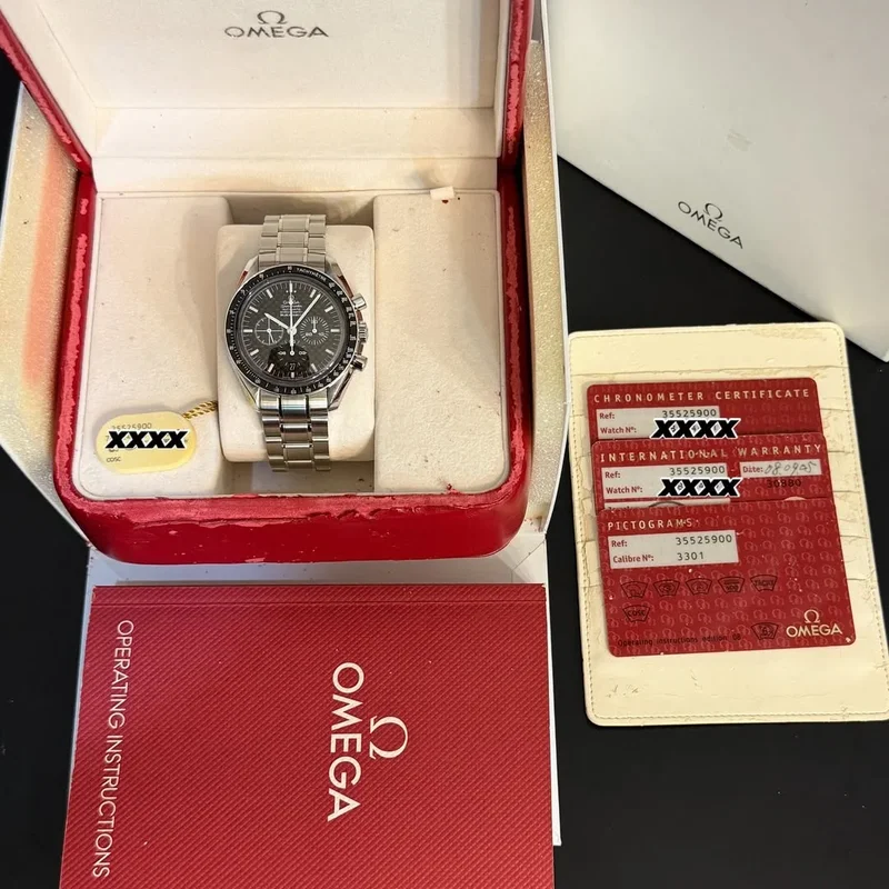 Thumb Speedmaster Racing Chronometer Stainless Steel / Carbon Black / Bracelet