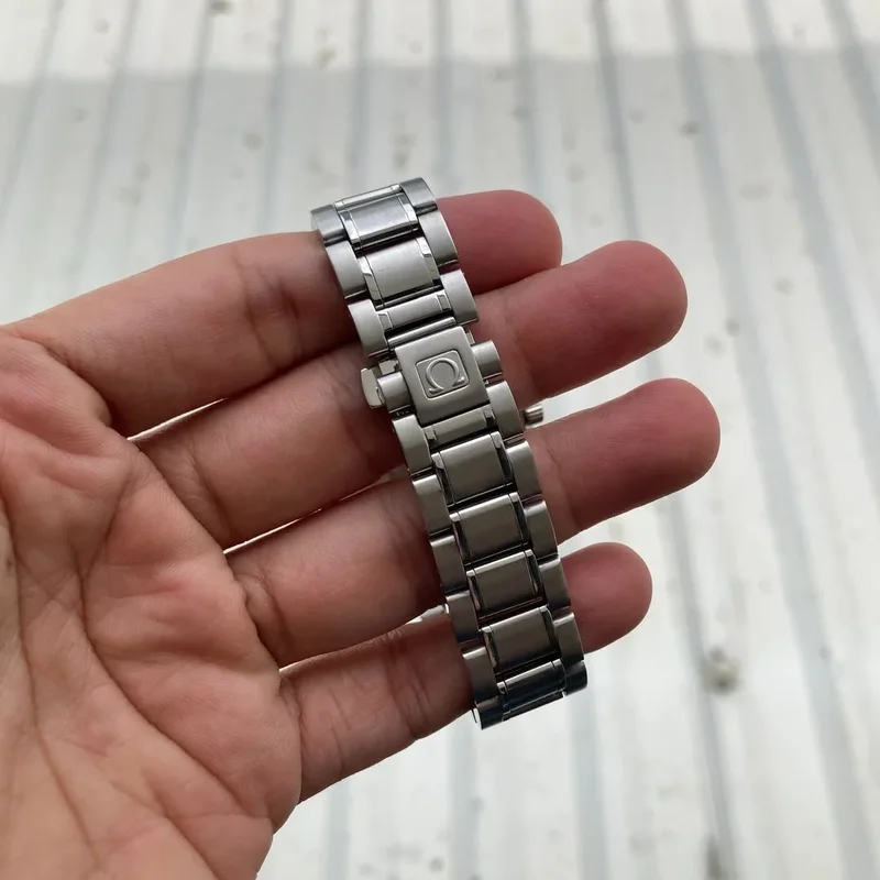 Thumb Speedmaster Day Date 40 Stainless Steel / Black / Bracelet