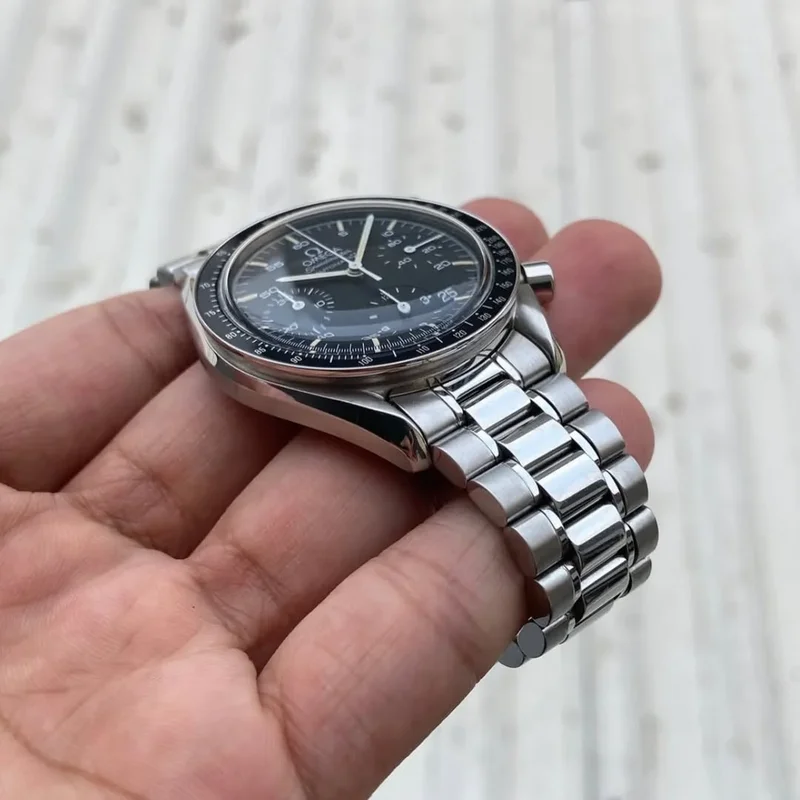 Thumb Speedmaster Reduced Stainless Steel / Black / Bracelet