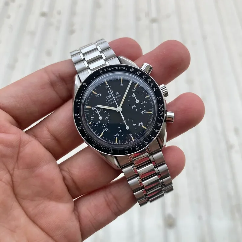 Speedmaster Reduced Stainless Steel / Black / Bracelet