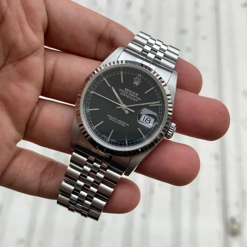Datejust 36 16234 Steel / Black / Stick / Jubilee