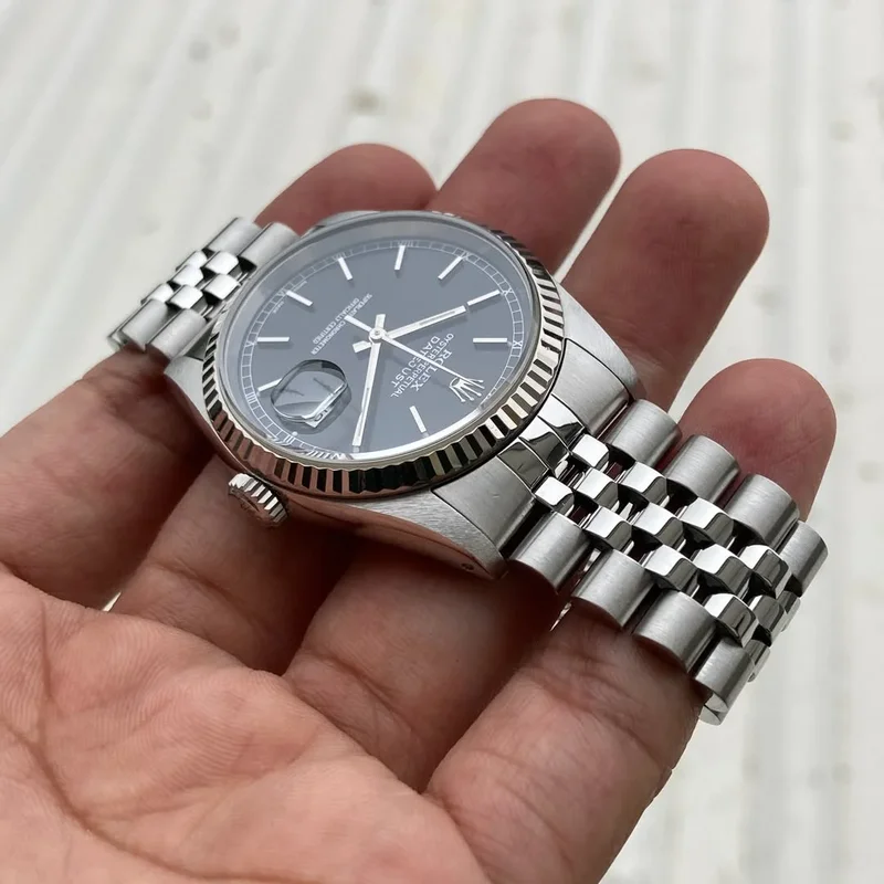 Thumb Datejust 36 16234 Steel / Black / Stick / Jubilee