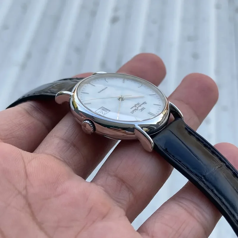 Thumb Portofino Automatic Stainless Steel / White / Strap