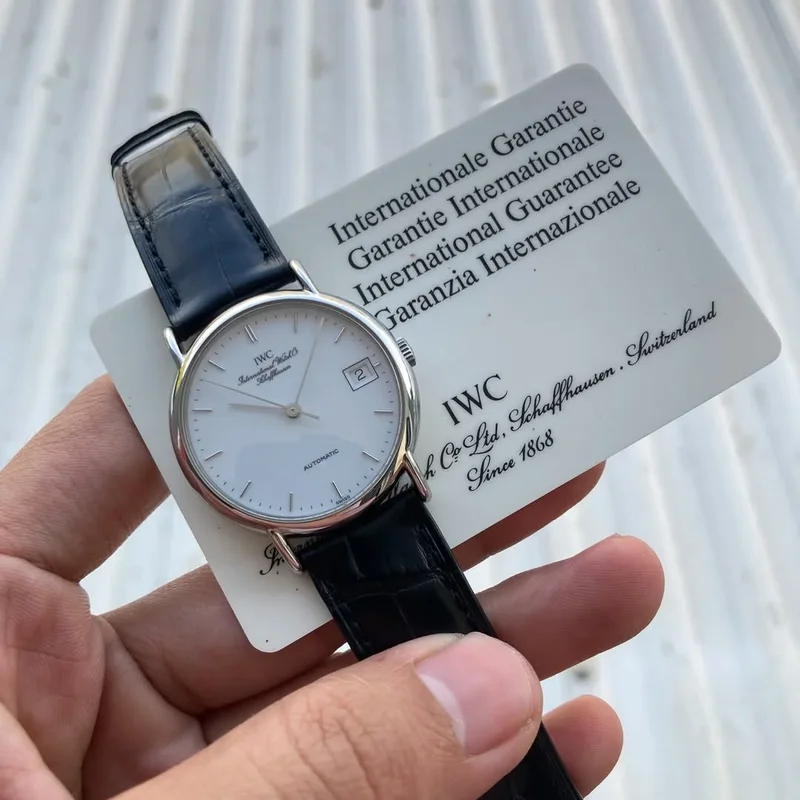 Thumb Portofino Automatic Stainless Steel / White / Strap