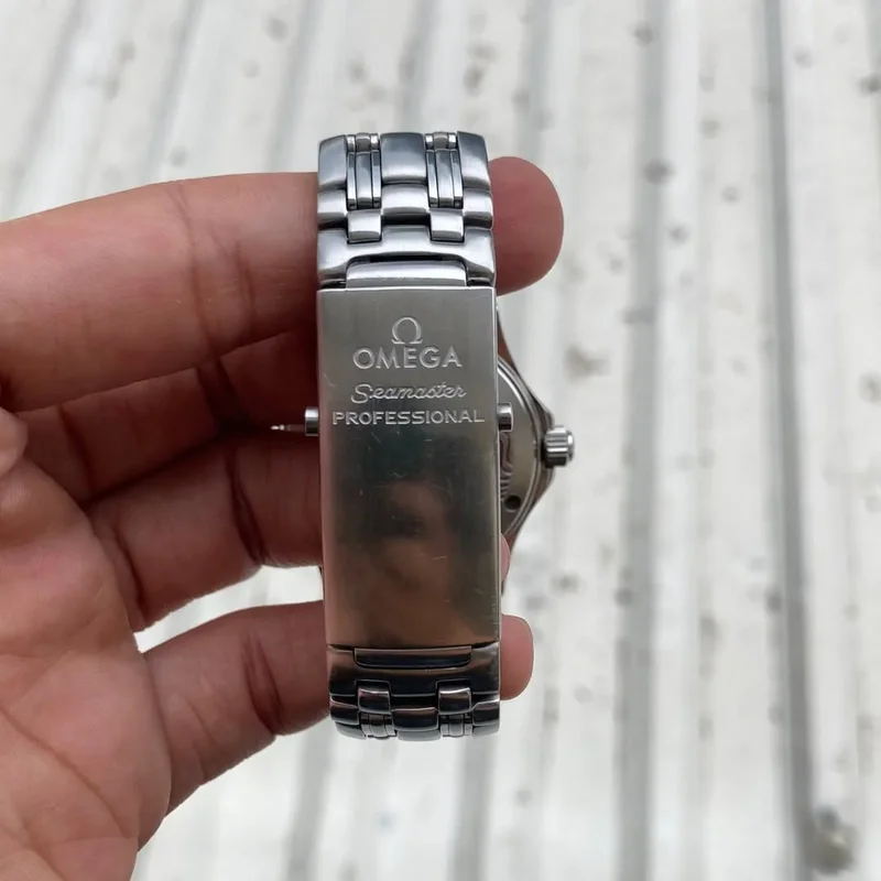 Thumb Seamaster Diver 300M Quartz 36.25 Stainless Steel / Blue / Bracelet