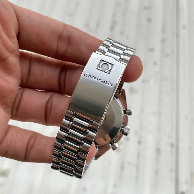 Thumb Speedmaster Reduced Stainless Steel / Black / Bracelet