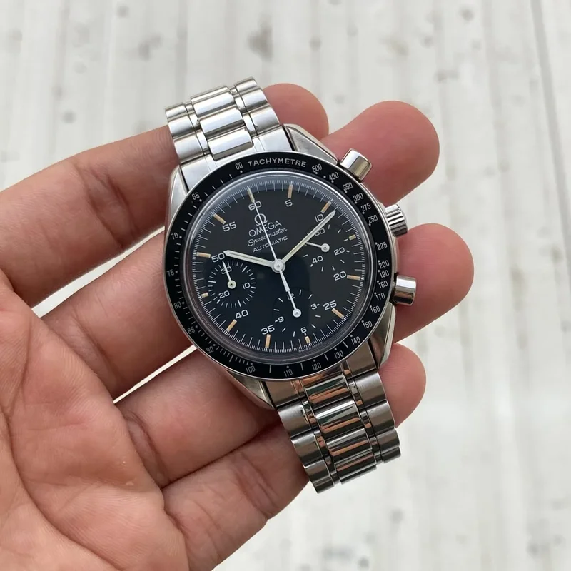 Speedmaster Reduced Stainless Steel / Black / Bracelet