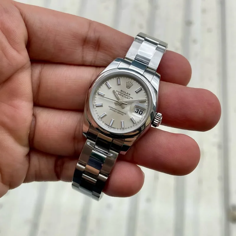 Lady-Datejust 26 Silver Oyster