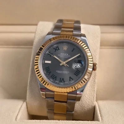 Datejust II Rolesor Slate Roman