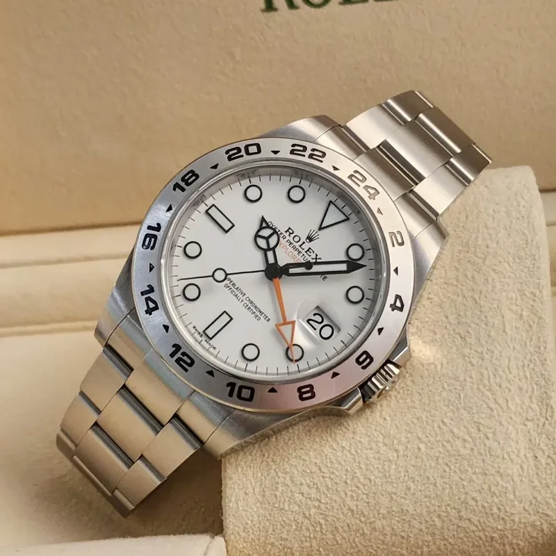 Explorer II Stainless Steel / White