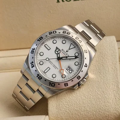 Explorer II Stainless Steel / White