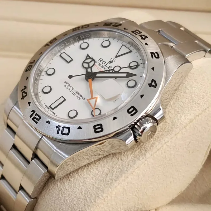 Thumb Explorer II Stainless Steel / White