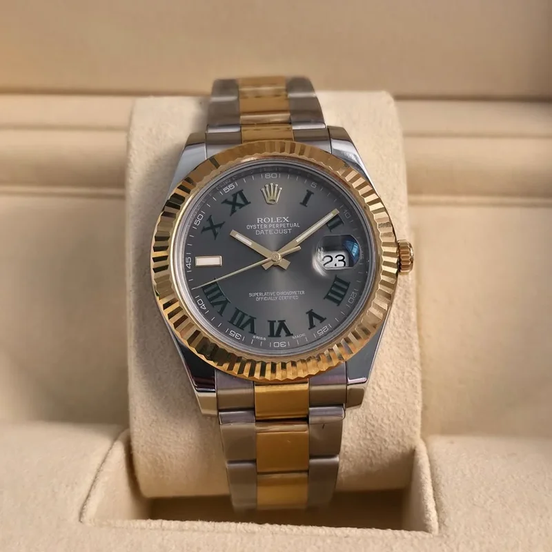 Datejust II Rolesor Slate Roman