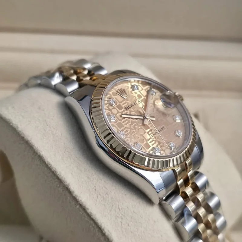 Thumb Datejust 31 Rolesor Yellow Fluted / Jubilee / Champagne Computer