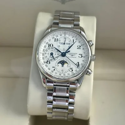 Master Collection 40 Chronograph Calendar Stainless Steel / Silver / Bracelet