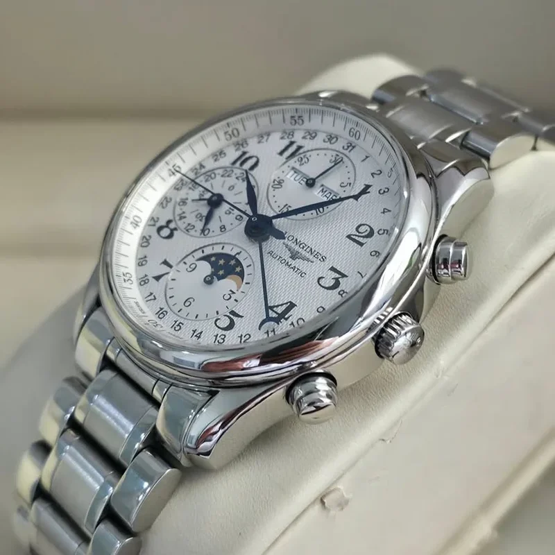 Thumb Master Collection 40 Chronograph Calendar Stainless Steel / Silver / Bracelet